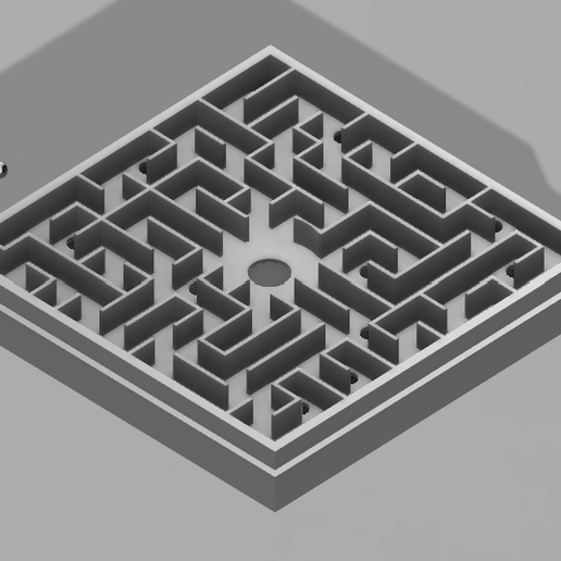 Challenging maze 3D model