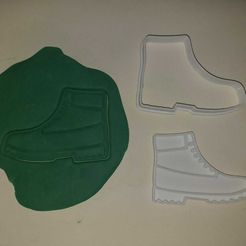 bota.jpeg Cortador para galletas bota industrial