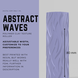 80-mm-3.png Rouleau de texture pour argile polymère à motif de vagues abstraites