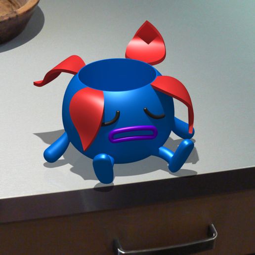 image2.jpg STL-Datei Gloom pokemon Pflanzgefäß herunterladen • 3D-druckbares Modell, BestBadDesigns