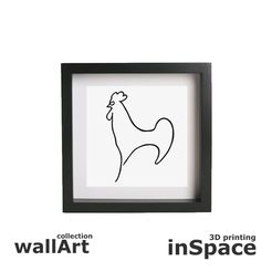 Frame-Picasso-Cock2.jpg Wall art - Picasso - Cock
