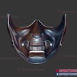 ghost_of_tsushima_mask_3d_print_stl_file_05.jpg 3D file Ghost of Tsushima Mask for Cosplay・3D printable model to download