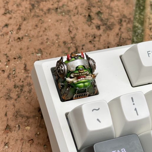 IMG_5530.jpg Cyber Ogre Keycap - DIGITAL FILES FOR 3D PRINTING - KEYCAP FOR MECHANICAL KEYBOARD