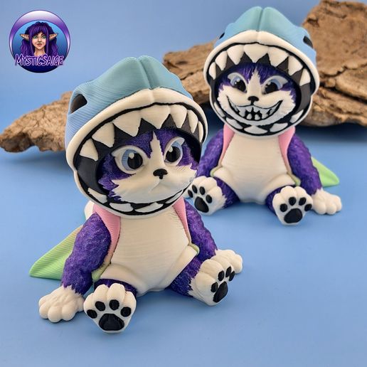 Kitty-Shark-7.jpg Kitty Shark - Articulated - NO supports needed!