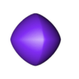 sphere_L1_5_half.stl Non Euclidean Lp spheres