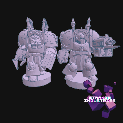 🔨 hammer and bolter terminators・Free STL File for ・Cults