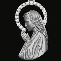 115.8.jpg Colgante Mary Modelo de impresión 3D