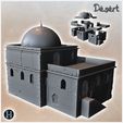 1-PREM-1-PREM-07.jpg Eastern building with floors, access stairs, roof terrace, and large dome (14) - Canyon Sandy Landscape 28mm 15mm RPG DND Nomad Desertland African Middle East