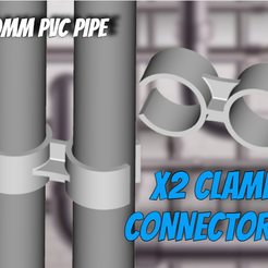 430110d7-24b3-4d94-8a20-3096311fceff.PNG Double Clamp V2 Ø20mm PVC Pipe Connector