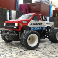 Capture d’écran 2017-09-25 à 09.59.25.png Бесплатный STL файл TAMIYA NISSAN KING CAB 1:24 scale kit for WL-Toys A212・3D-печатная модель для скачивания