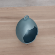 untitled4.png 3D Easter Egg Tree Ornament as 3D Stl File & Easter Gift, Easter Day, 3D Printing, Easter Decor, 3D Print File, Easter Ornament