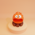 Urun-gorseli-5png.png Cute Campfire  (Howl's Moving Castle Dan)