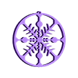 Snowflake.STL Christmas ornament