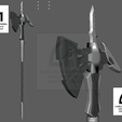 dilanza-axe.png Gundam Aerial Pack + weapons