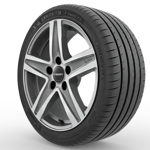Borbet LV4 Wheel & Tire – Detailed 3D Model