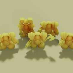 Termie_Group.png STL-Datei Short and Stumpy Ultrasmurf Terminators kostenlos・3D-druckbares Modell zum herunterladen