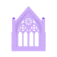 P90_fachada_vitral_P90_x3.stl Normandy Cathedral for wargame.