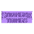 Stranger Things.stl Stranger Things Logo