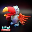 Flexi-Factory-Toucan_03.jpg Flexi Factory Toucan (con 3mf)