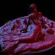 6.png 美人鱼 , 海妖 , 女妖 , 湖怪 , 鱼女 , 半鱼人 3d 可打印缩影