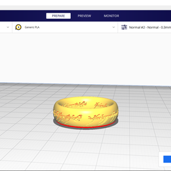 Screenshot-13.png Файл STL Кольцо из "Властелина колец・Шаблон для 3D-печати для загрузки, rishiparmar275