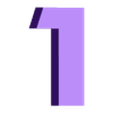 1.stl TRANSFORMERS Letters and Numbers | Logo