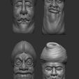 ZBrush-Document.jpg Archivo STL PACK DE PENES CON CARAS LOCAS・Plan de impresión en 3D para descargar