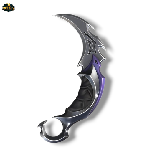 Reaver Karambit Valorant 3D Model
