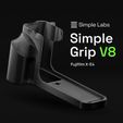 Frame-85.jpg Simple Grip by Simple Labs - X-E4 Handgrip with AirTag support
