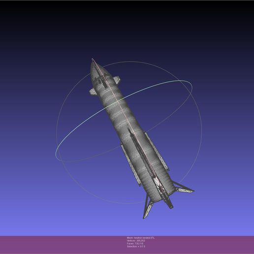 🚀 Rocket Lab Neutron Updated Version・ STL File for 3D printing・Cults