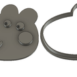 Peppa-Pig-cookie-cutter-set-v1t.png Peppa Pig cookie cutter and stamp set