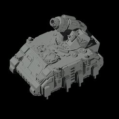 Hunter-Temp0015.jpeg Free STL file Epic Hunter 6mm Tank・Design to download and 3D print