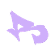 R.stl 3D GRAFFITI LETTERS