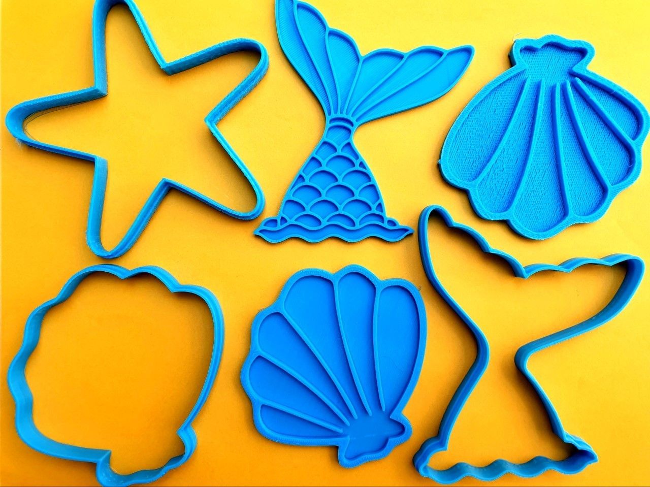 thumbnail_20200601_143046.jpg Archivo STL gratis Cortadores de Galleta de Sirenas / Mermaid Cookies Cutters・Modelo de impresión 3D para descargar, icepro10