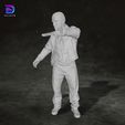 3.jpg Breaking Bad Mike and Jesse Pinkman Figure Custom 3D Print Model