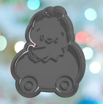Chick in Egg Car Cookie Cutter