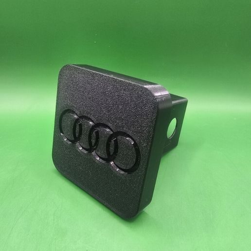 Audi Q3 SQ5 Q5 SQ7 Q7 Q8 SQ8 Tow Hitch Cover Trailer 2" Reciever Cap - NO SUPPORTS NEEDED