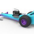 11.jpg Diecast Moteur avant dragster des neiges old school Echelle 1:25