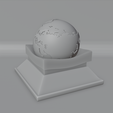 earth-1-1.png Earh Gravity inside map and 2 Stands for 3D Print