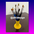 medidas_foto_cults3d_producto.png Brush Holder 🎨🖌️