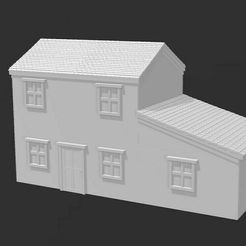 Farmhouse-1.jpg Descargar archivo STL CASA DE CAMPO DE TAMAÑO MEDIO • Diseño para imprimir en 3D, Ronnie3D