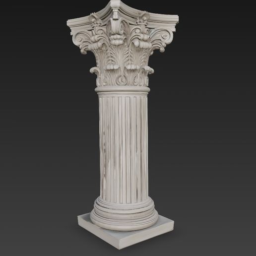 IMG_2743.jpg Capital de la colonne corinthienne - Modèle 3D