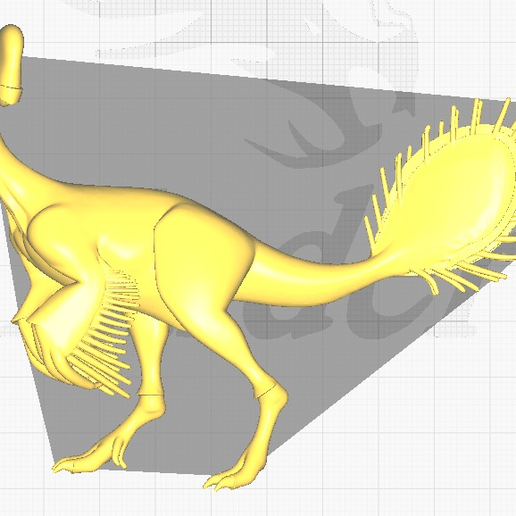 3D model represents the Oviraptor