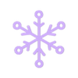 Marcador - Copo de nieve.stl CHRISTMAS CUTTERS - SET X 9
