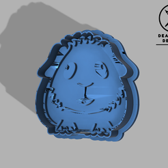 Guinea-Pig.png Guinea Pig FONDANT AND COOKIE CUTTER and Stamp FOR BAKING