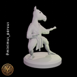 karate2.png Karate reversed Centaur - miniature for 3D printing - 30mm scale