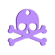 skull.stl Skull keychain