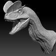 9.jpg Bust Dilophosaurus | Jurassic Park
