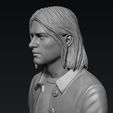 07.jpg Kurt Cobain portrait sculpture 3D print model