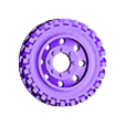 CV_tire rr outer A rt.stl Download STL file 40k Civilian Vehicle-"Delivery Truck" • Object to 3D print, JtStrait72